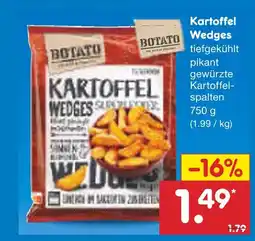 Netto Marken-Discount Botato kartoffel wedges Angebot