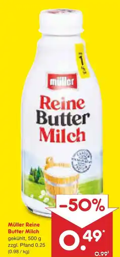 Netto Marken-Discount Müller reine butter milch Angebot