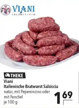 CITTI Markt Viani Italienische Bratwurst Salsiccia Angebot