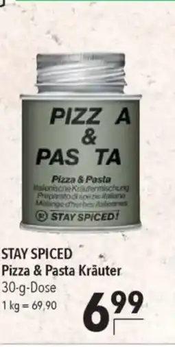CITTI Markt STAY SPICED Pizza & Pasta Kräuter Angebot
