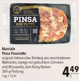 CITTI Markt Marziale Pinsa Prosciutto Angebot