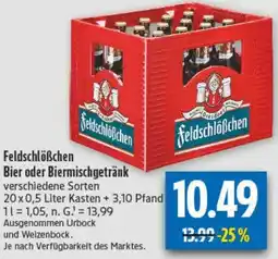diska Feldschlößchen Bier oder Biermischgetränk Angebot