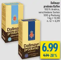 diska Dallmayr prodomo Kaffee Angebot