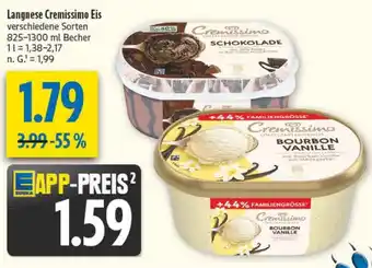 diska Langnese Cremissimo Eis Angebot