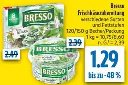 diska Bresso Frischkäsezubereitung Angebot
