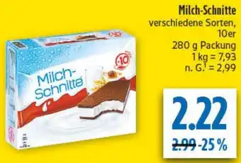 diska Milch-Schnitte Angebot