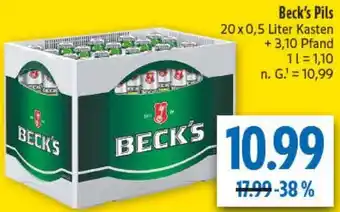diska Beck's Pils Angebot