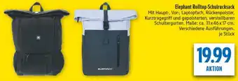diska Elephant Rolltop-Schulrucksack Angebot