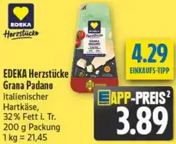 diska EDEKA Herzstücke Grana Padano Angebot
