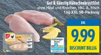 diska Gut & Günstig Hähnchenbrustfilet Angebot