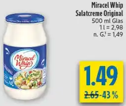 diska Miracel Whip Salatcreme Original Angebot