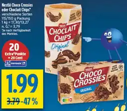 diska Nestlé Choco Crossies oder Choclait Chips Angebot