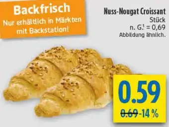 diska Nuss-Nougat Croissant Angebot