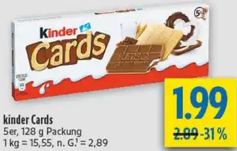 diska kinder Cards Angebot