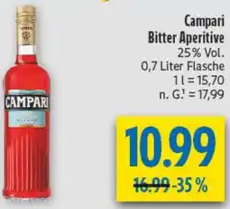 diska Campari Bitter Aperitive Angebot