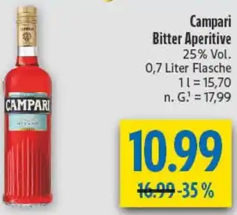 diska Campari Bitter Aperitive Angebot