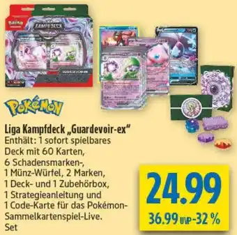 diska Pokémon Liga Kampfdeck ,,Guardevoir-ex" Angebot