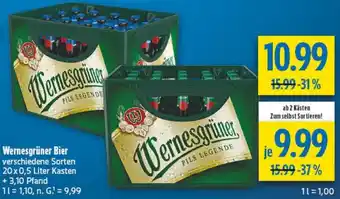 diska Wernesgrüner Bier Angebot