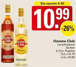WEZ Havana Club Angebot