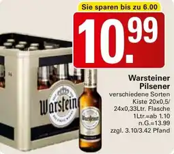 WEZ Warsteiner Pilsener Angebot
