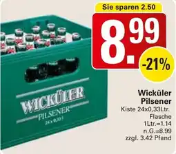 WEZ Wicküler Pilsener Angebot
