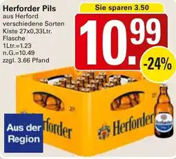 WEZ Herforder Pils Angebot