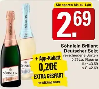 WEZ Söhnlein Brillant Deutscher Sekt Angebot