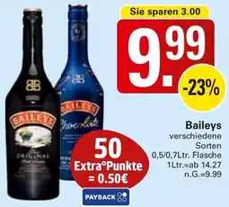 WEZ Baileys Angebot