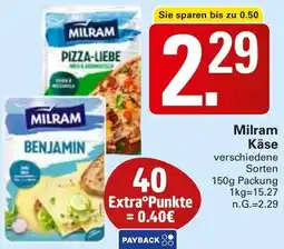 WEZ Milram Käse Angebot
