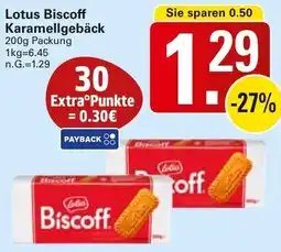 WEZ Lotus Biscoff Karamellgebäck Angebot