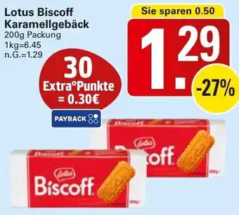 WEZ Lotus Biscoff Karamellgebäck Angebot