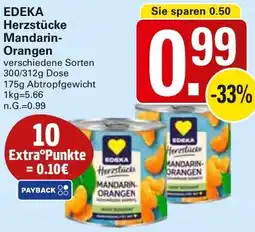 WEZ EDEKA Herzstücke Mandarin Orangen Angebot