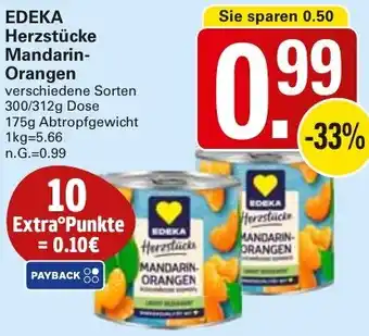 WEZ EDEKA Herzstücke Mandarin Orangen Angebot