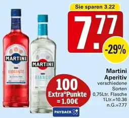 WEZ Martini Aperitiv Angebot
