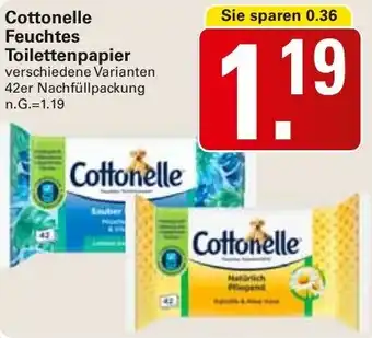 WEZ Cottonelle Feuchtes Toilettenpapier Angebot