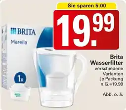 WEZ Brita Wasserfilter Angebot