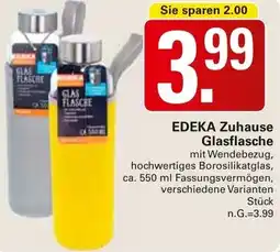WEZ EDEKA Zuhause Glasflasche Angebot