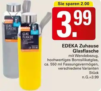 WEZ EDEKA Zuhause Glasflasche Angebot