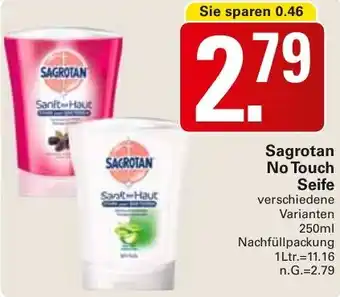 WEZ Sagrotan No Touch Seife Angebot