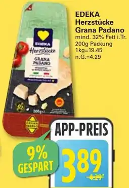 WEZ EDEKA Herzstücke Grana Padano Angebot