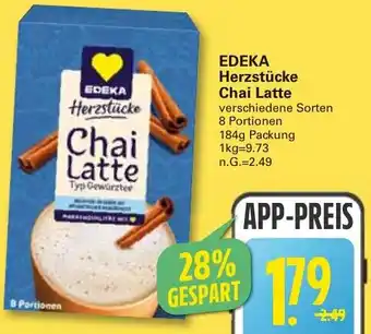 WEZ EDEKA Herzstücke Chai Latte Angebot