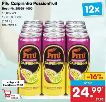 Netto Marken-Discount Pitu Caipirinha Passionfruit Angebot