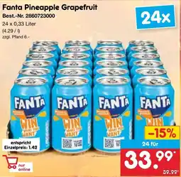 Netto Marken-Discount Fanta Pineapple Grapefruit Angebot