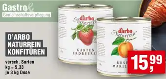 Handelshof D'arbo naturrein konfitüren Angebot