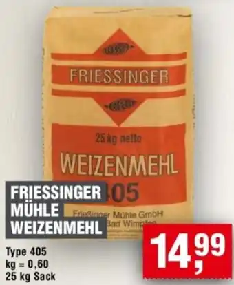 Handelshof Friessinger mühle weizenmehl Angebot
