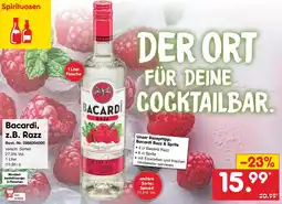 Netto Marken-Discount Bacardi, z.B. Razz Angebot