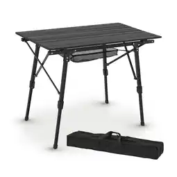 Netto Marken-Discount Juskys Campingtisch Picco - Aluminium Tisch klappbar, leicht - Camping, Garten - Klapptisch Schwarz Angebot