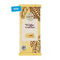 Netto Marken-Discount Schokoliebe Weiße Schokolade 100 g, 40er Pack Angebot