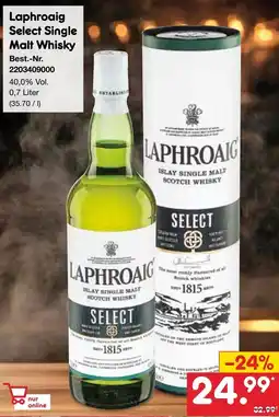 Netto Marken-Discount Laphroaig Select Single Malt Whisky Angebot