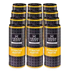 Netto Marken-Discount Three Sixty Pornstar Martini 10,0 % vol 0,25 Liter Dose, 12er Pack Angebot